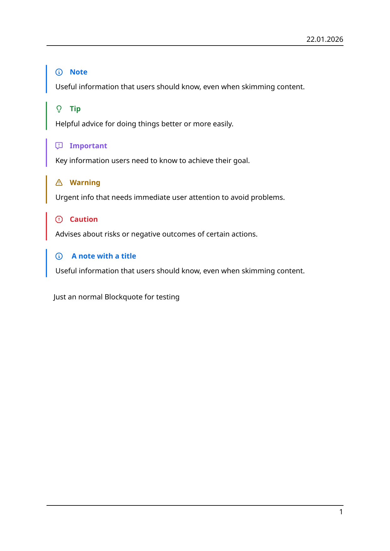 Alerts